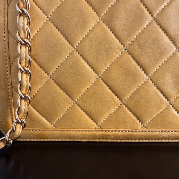 Authentic Chanel Quilted Leather Shoulder Bag – Mustard Yellow - Picture 4 of 16